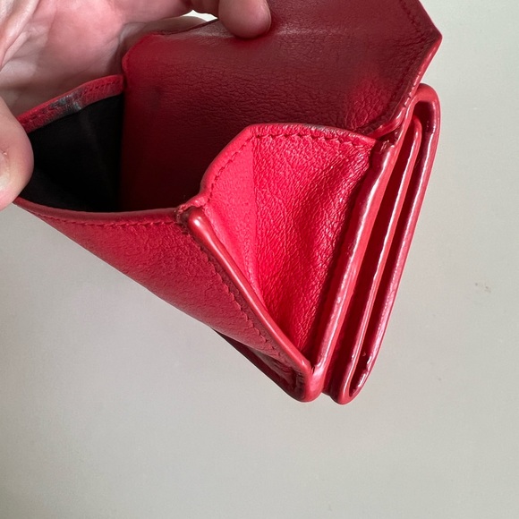 Balenciaga Red Paiper Wallet - Picture 3 of 13